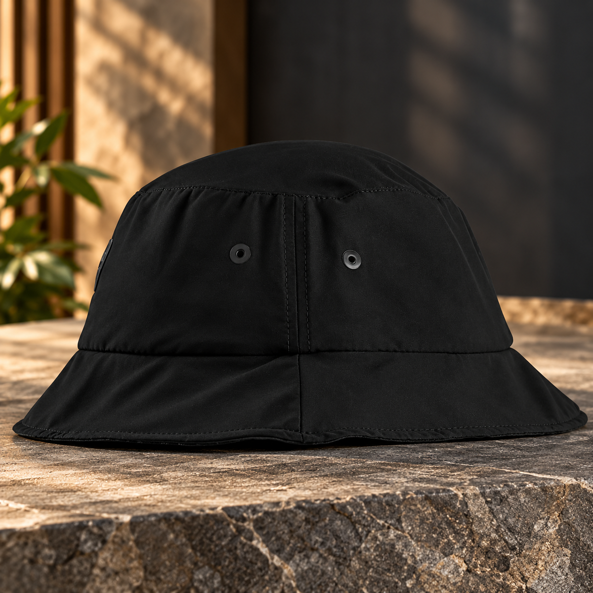 Black Performance Bucket Hat