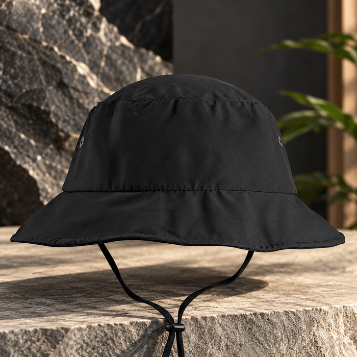 Black Performance Bucket Hat