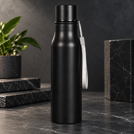 Matte Black Water Bottle